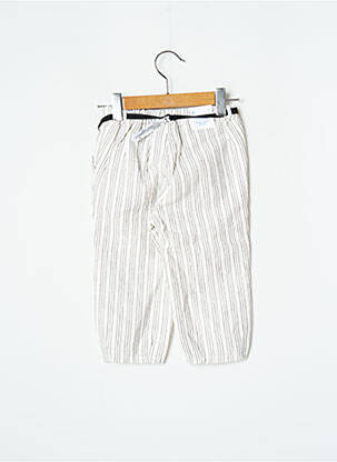 Pantalon droit resserrée sur le bas taille élastique beige MAYORAL fille