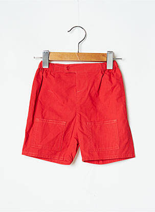 Short tissage popeline taille ajustable rouge PETIT BATEAU garcon