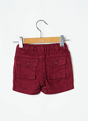 Short poches taille élastique rouge PETIT BATEAU fille