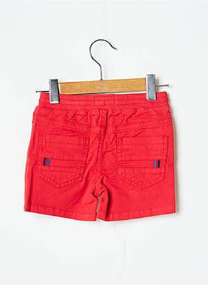 Short tissage popeline taille élastique rouge MAYORAL garçon