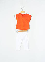 Ensemble pantalon orange MAYORAL pour fille seconde vue