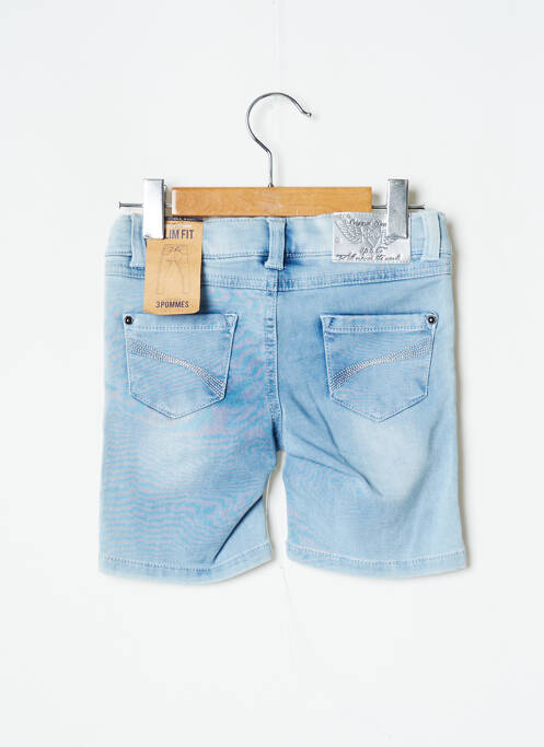 Bermuda bleu 3 POMMES pour fille