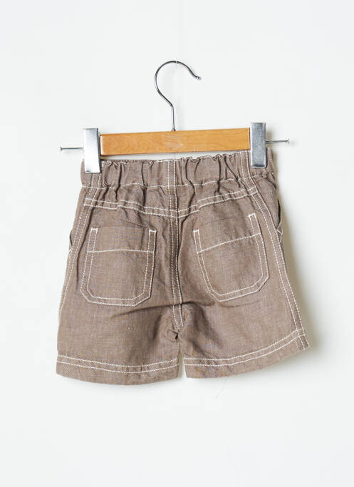Short marron PETIT BATEAU pour garçon