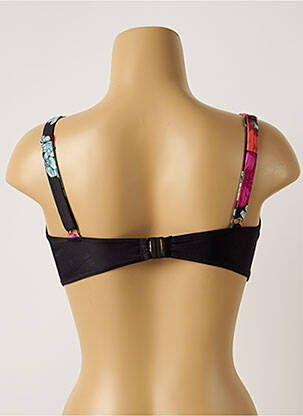Haut de maillot de bain stretch haut soutien-gorge emboitant noir ROSE POMME femme