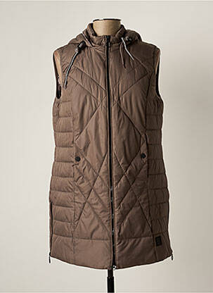 Doudoune poches a capuche marron RABE femme