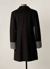 Manteau long noir DIVAS pour femme seconde vue