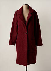 Manteau long rouge FILLE A SUIVRE pour femme seconde vue