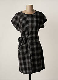 Robe courte manches courtes manches courtes noir LES P'TITES BOMBES femme