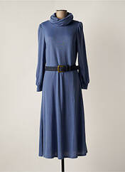 Robe mi-longue bleu K-DESIGN pour femme seconde vue