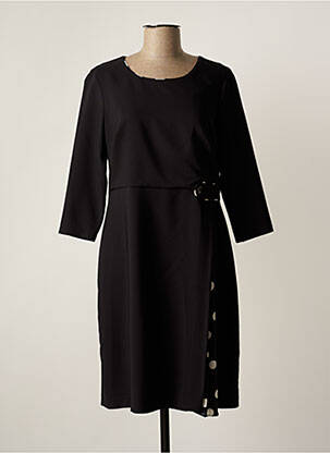 Robe mi-longue noir FRANCE RIVOIRE pour femme