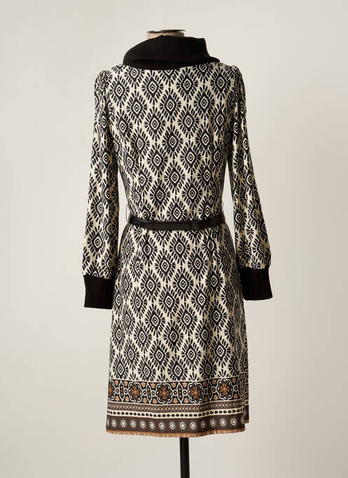 Robe mi-longue noir K-DESIGN femme