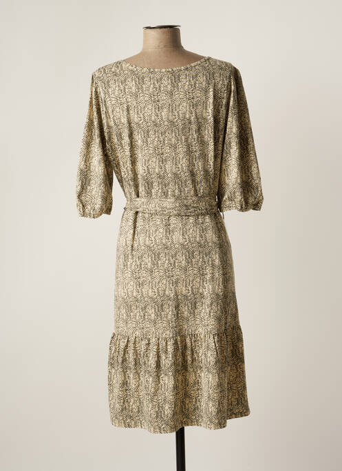 Robe mi-longue vert K-DESIGN femme