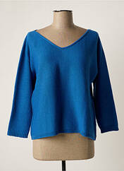 Pull bleu SEE THE MOON pour femme seconde vue