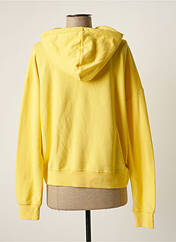 Sweat-shirt à capuche jaune LPB pour femme seconde vue