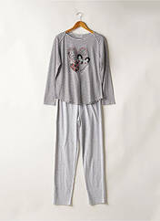 Pyjama gris MASSANA pour femme seconde vue