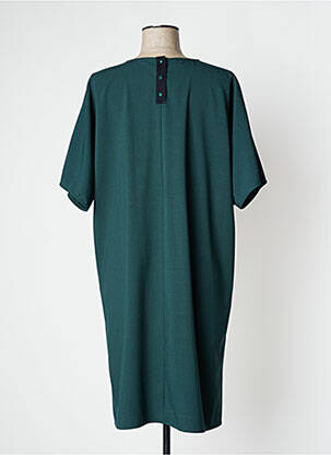 Robe mi-longue manches courtes manches courtes vert WEILL femme