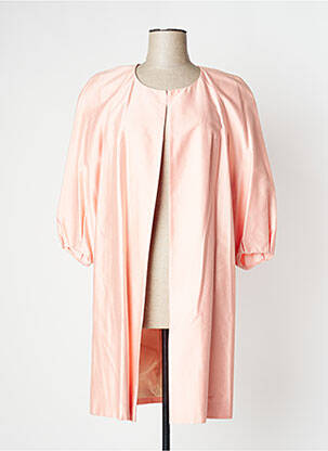 Veste chic col rond rose WEILL femme