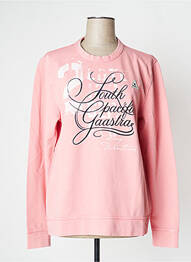 Sweat-shirt stretch manches longues rose GAASTRA femme