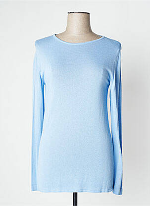 Pull col bateau manches longues bleu WEILL femme