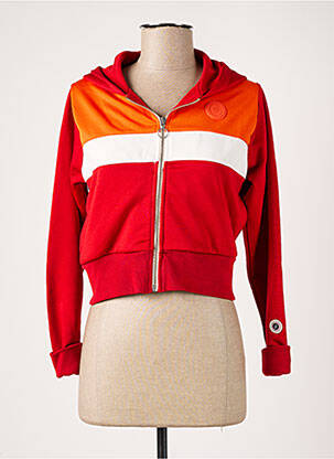 Veste casual col rond rouge SWEET PANTS femme