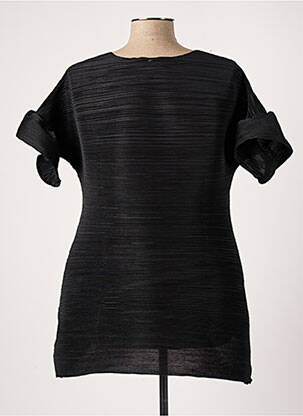 Top stretch manches courtes noir WEILL femme