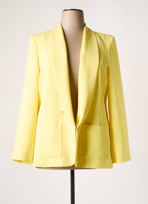 Blazer col châle jaune WEILL femme