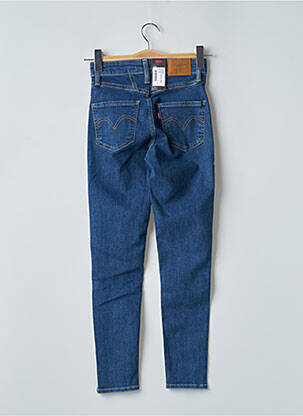 Jeans skinny tissage brut taille haute bleu LEVI'S femme