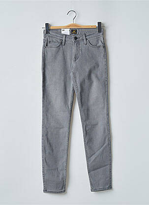 Jeans skinny stretch taille basse gris LEE femme
