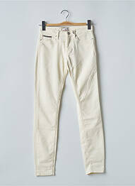 Pantalon slim taille basse taille basse beige TOMMY HILFIGER femme