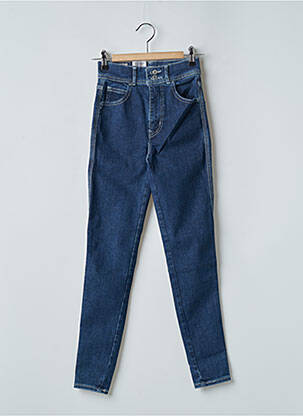 Jeans skinny tissage brut taille haute bleu LEVIS femme