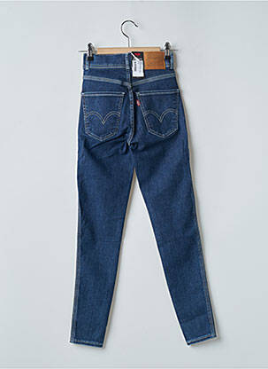 Jeans skinny tissage brut taille haute bleu LEVI'S femme