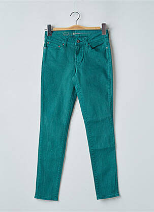 Jeans skinny vert LEVIS pour femme