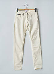 Pantalon slim beige TOMMY HILFIGER pour femme seconde vue