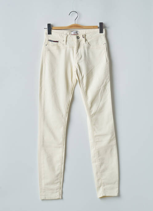 Pantalon slim beige TOMMY HILFIGER pour femme