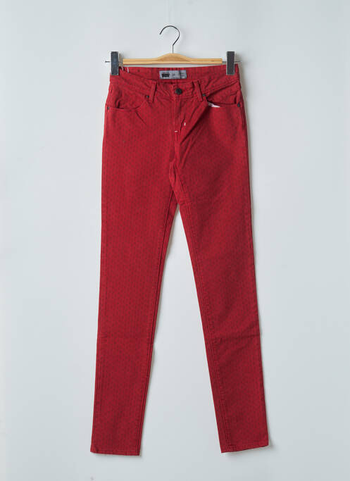 Pantalon slim rouge LEVIS pour femme