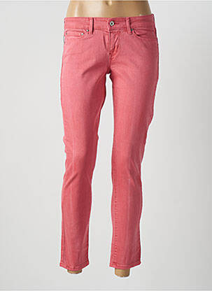 Jeans coupe slim slim taille basse rose LEVIS femme