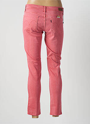 Jeans coupe slim slim taille basse rose LEVIS femme