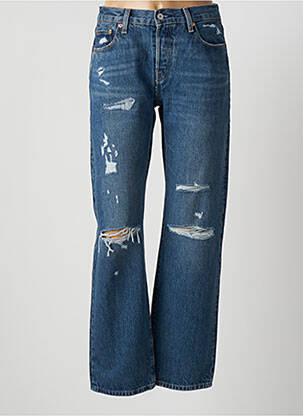 Jeans coupe droite taille haute taille haute bleu LEVI'S femme