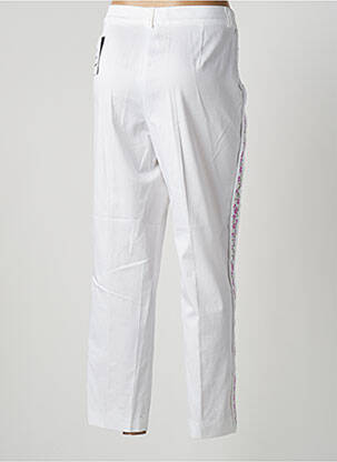 Pantalon 7/8 stretch taille normale blanc WEILL femme