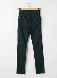 Pantalon slim stretch taille haute vert COMPTOIR DES COTONNIERS femme