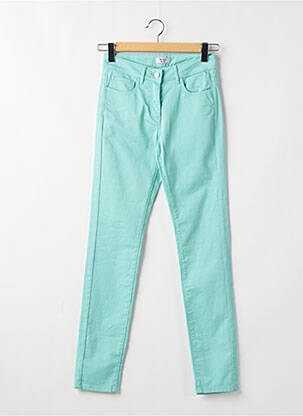 Pantalon slim taille haute taille haute bleu WEILL femme