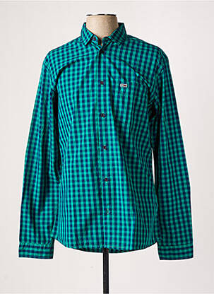 Chemise manches longues manches longues vert TOMMY HILFIGER homme