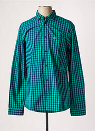 Chemise manches longues poches poitrine vert TOMMY HILFIGER homme