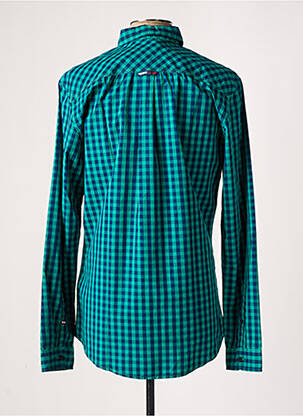 Chemise manches longues manches longues vert TOMMY HILFIGER homme
