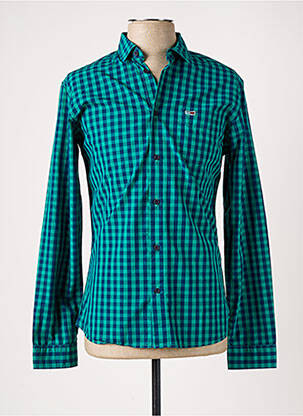 Chemise manches longues manches longues vert TOMMY HILFIGER homme