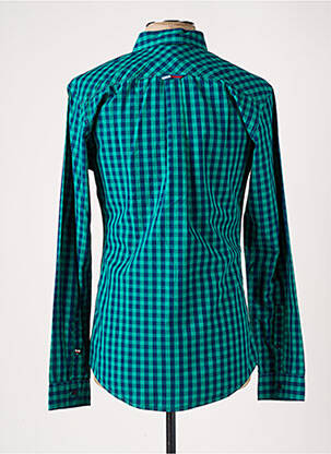 Chemise manches longues manches longues vert TOMMY HILFIGER homme
