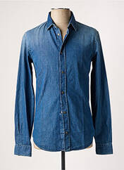 Chemise manches longues bleu EMPORIO ARMANI pour homme seconde vue