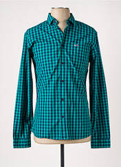 Chemise manches longues vert TOMMY HILFIGER pour homme seconde vue