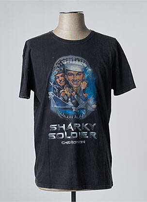 T-shirt coupe droite manches courtes gris CHEVIGNON homme