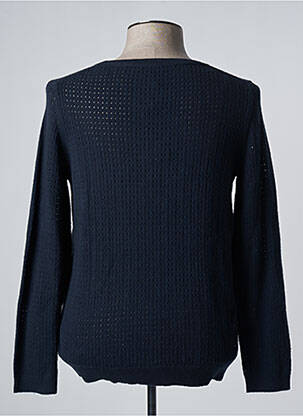 Pull col rond manches longues bleu TOMMY HILFIGER homme